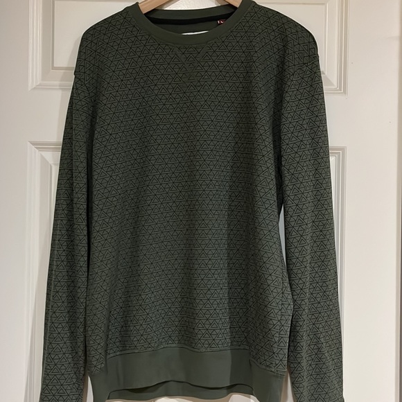 Hunter green Men’s sweater sz L by Sovereign Code, in very good condition - Picture 2 of 8